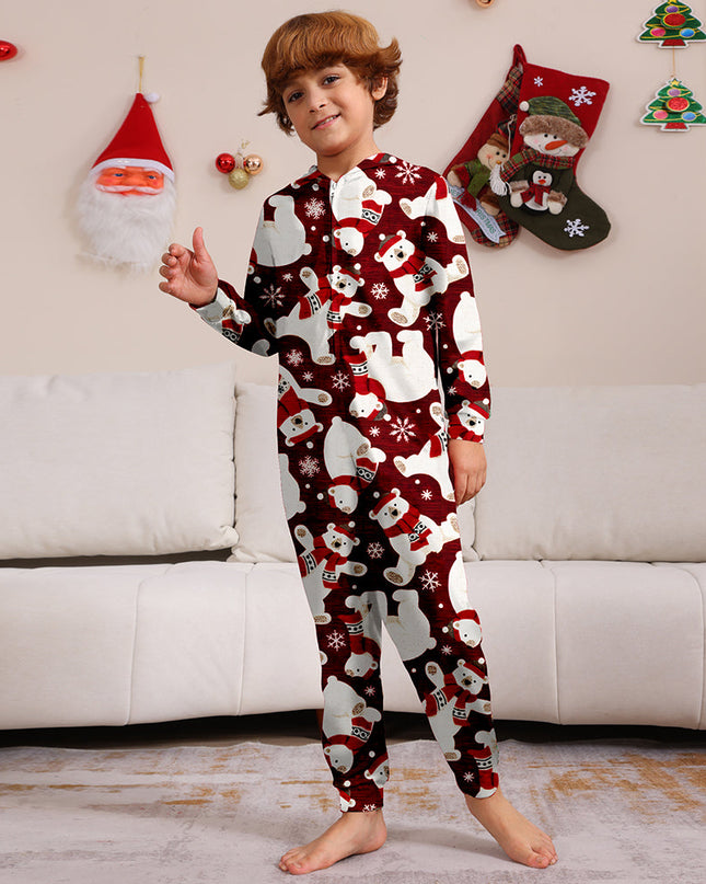 Christmas Family Matching Pajamas Jumpsuit