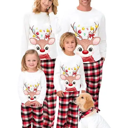 Reindeer Christmas Family Pajamas