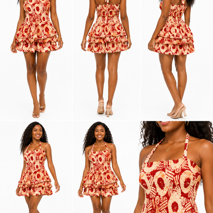 African Mini Dress