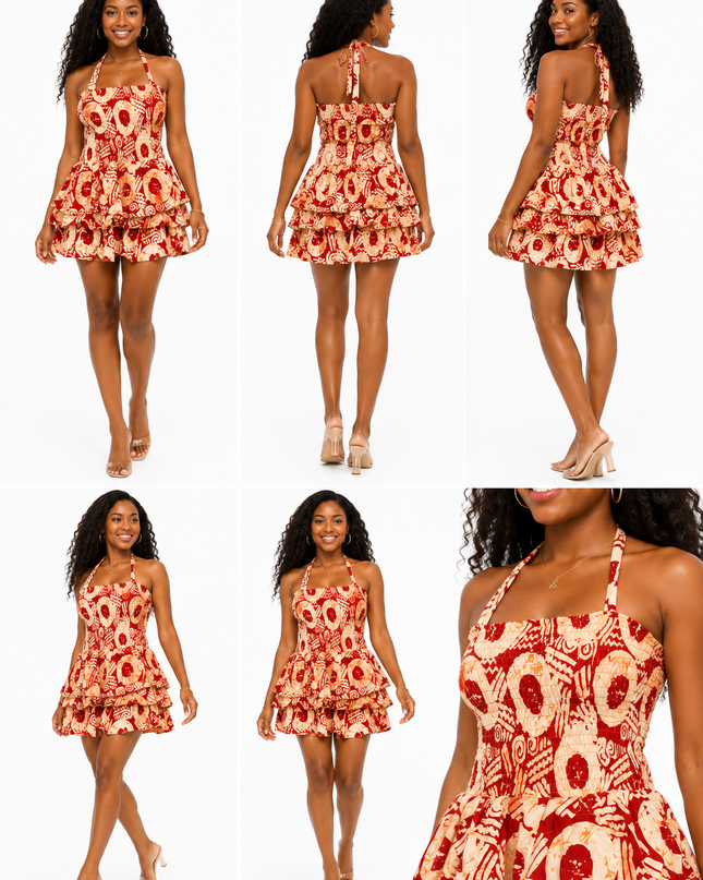 African Mini Dress
