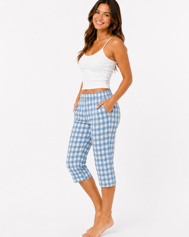 Women’s Summer PJS Cotton Capri's Pant