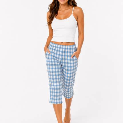 Women’s Summer PJS Cotton Capri's Pant