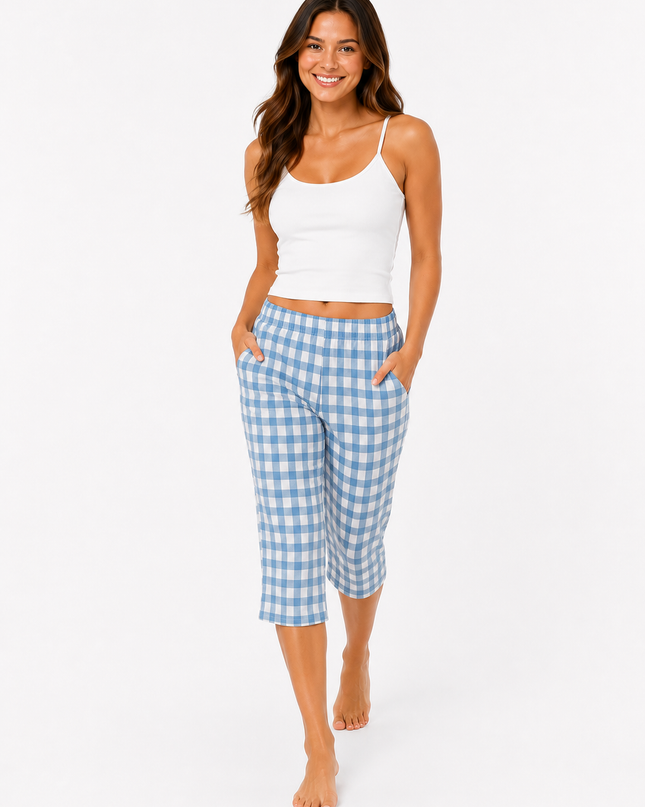 Women’s Summer PJS Cotton Capri's Pant