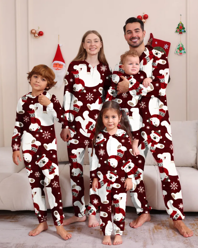 Christmas Family Matching Pajamas Jumpsuit