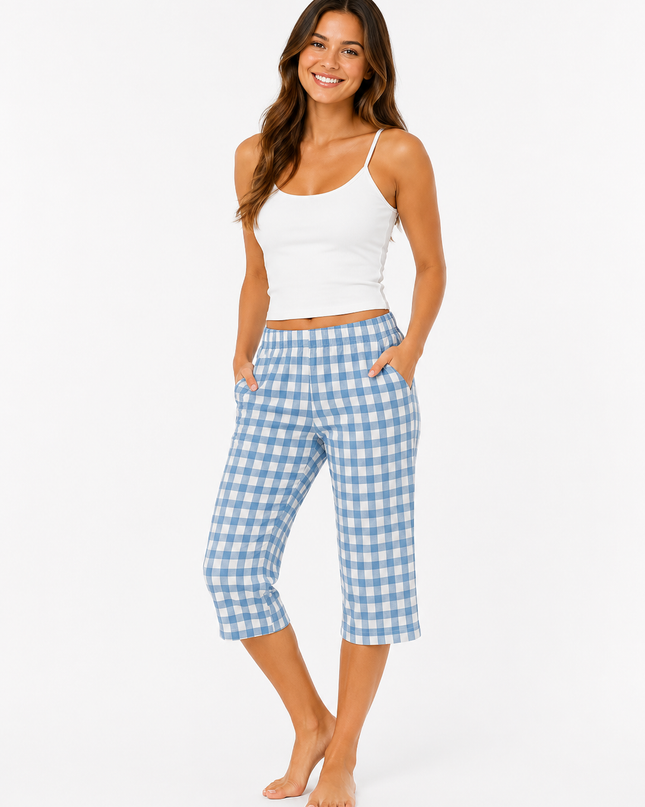 Women’s Summer PJS Cotton Capri's Pant