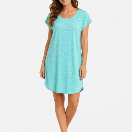 Women's Short Sleeve Lightweight Nightgown