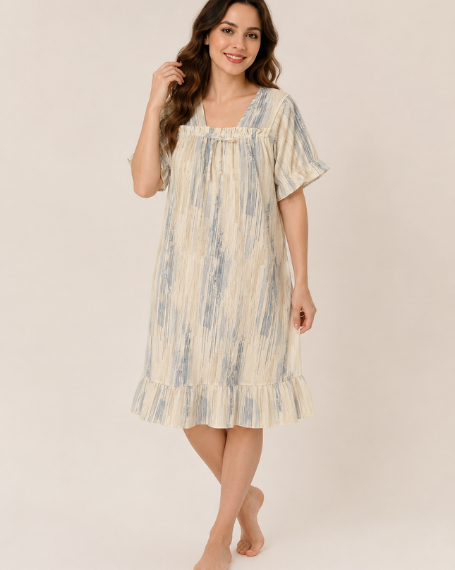 Women's Lightweight Printed Nightgown