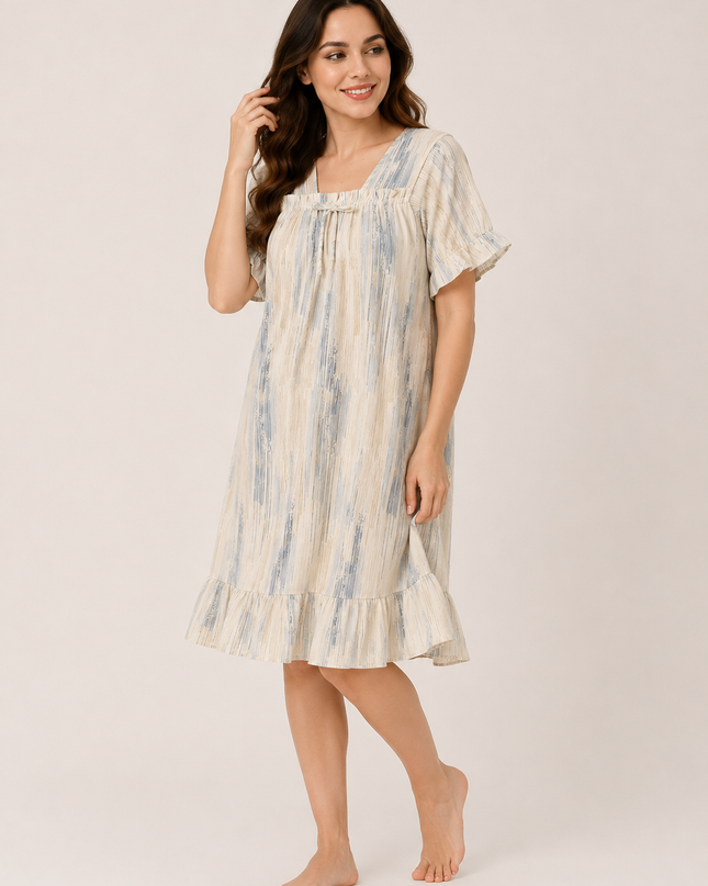 Women's Lightweight Printed Nightgown
