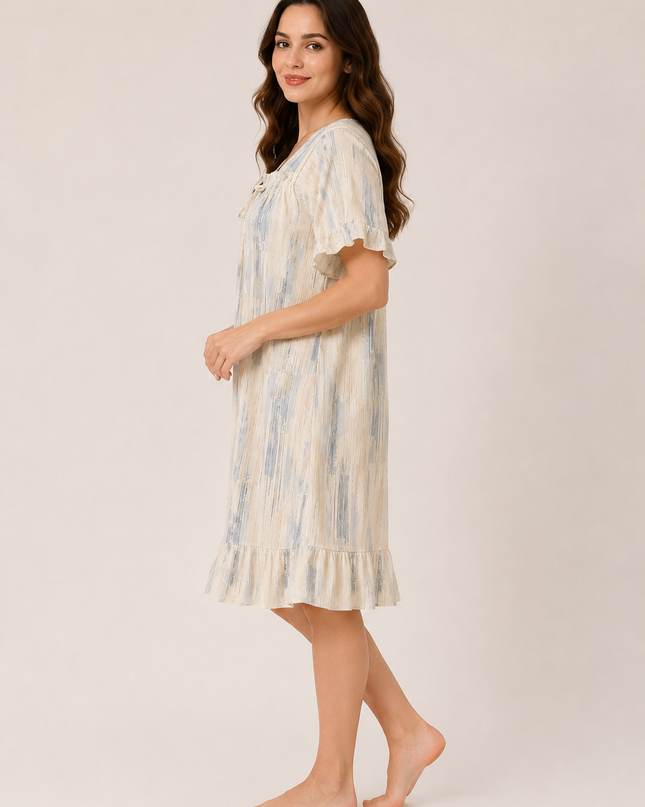 Women's Lightweight Printed Nightgown