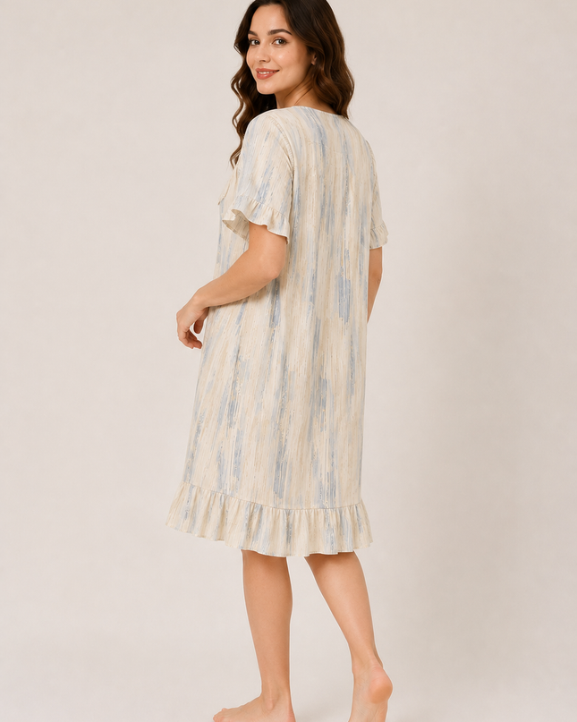 Women's Lightweight Printed Nightgown