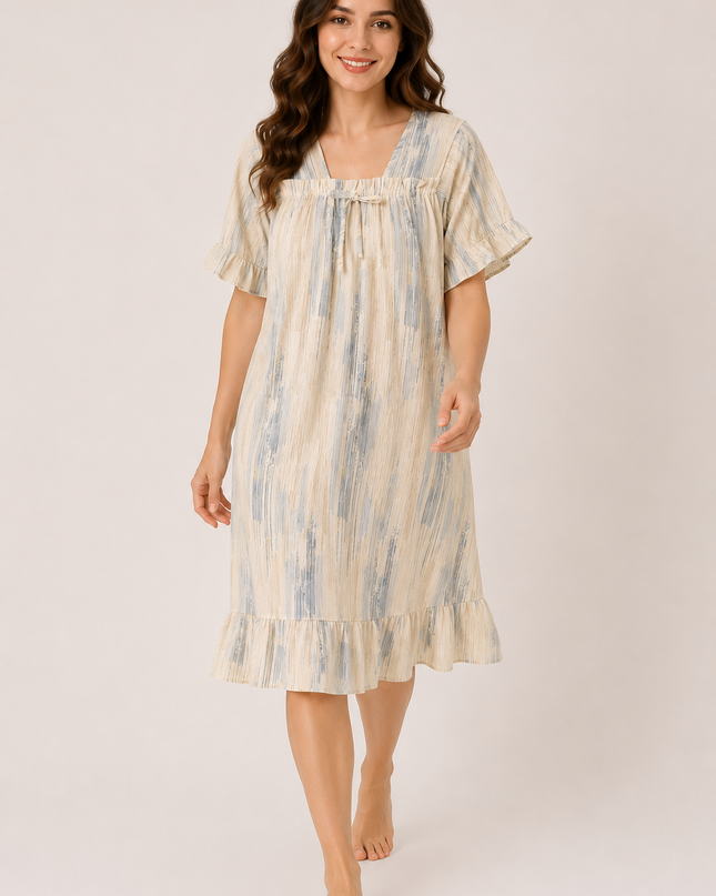 Women's Lightweight Printed Nightgown