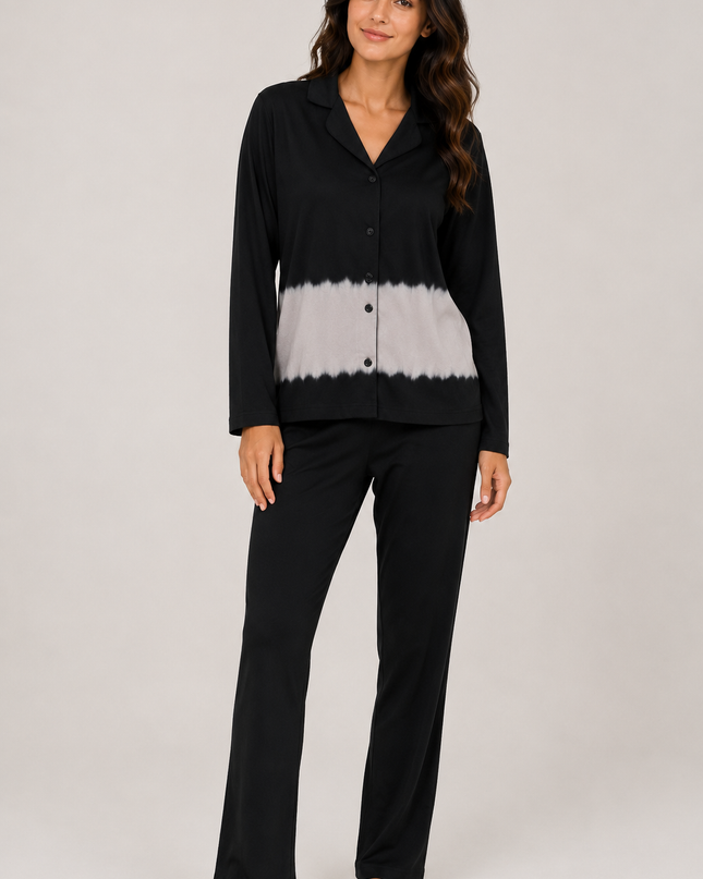Women's Long Sleeve Pajama Set – 100% Cotton