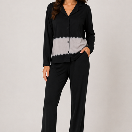 Women's Long Sleeve Pajama Set – 100% Cotton