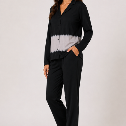 Women's Long Sleeve Pajama Set – 100% Cotton