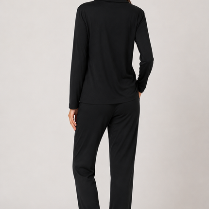 Women's Long Sleeve Pajama Set – 100% Cotton