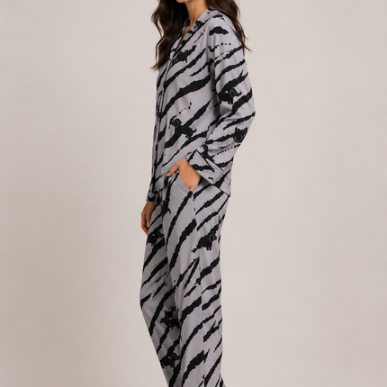 Women's 100% Cotton Long Sleeve Pajama Set