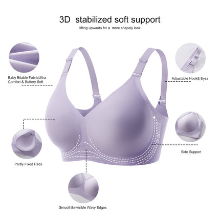 Wire free Seamless Smooth and Soft Bra