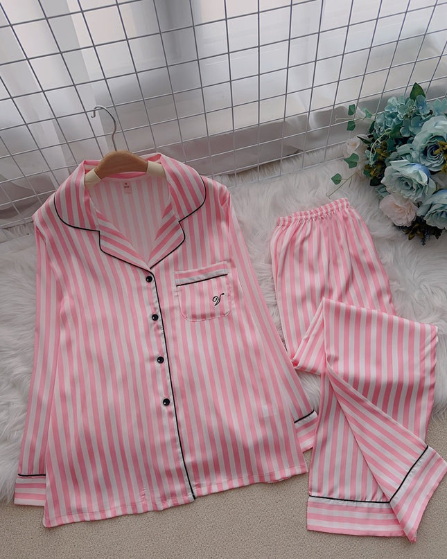 2pcs Women Satin Pjs
