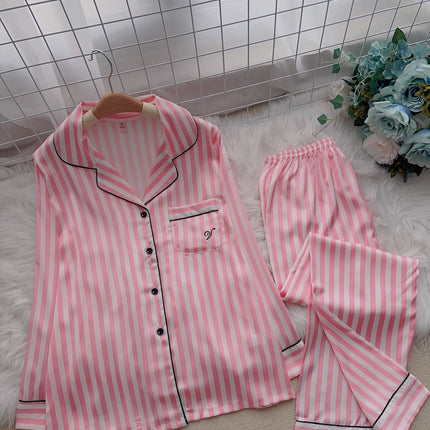 2pcs Women Satin Pjs