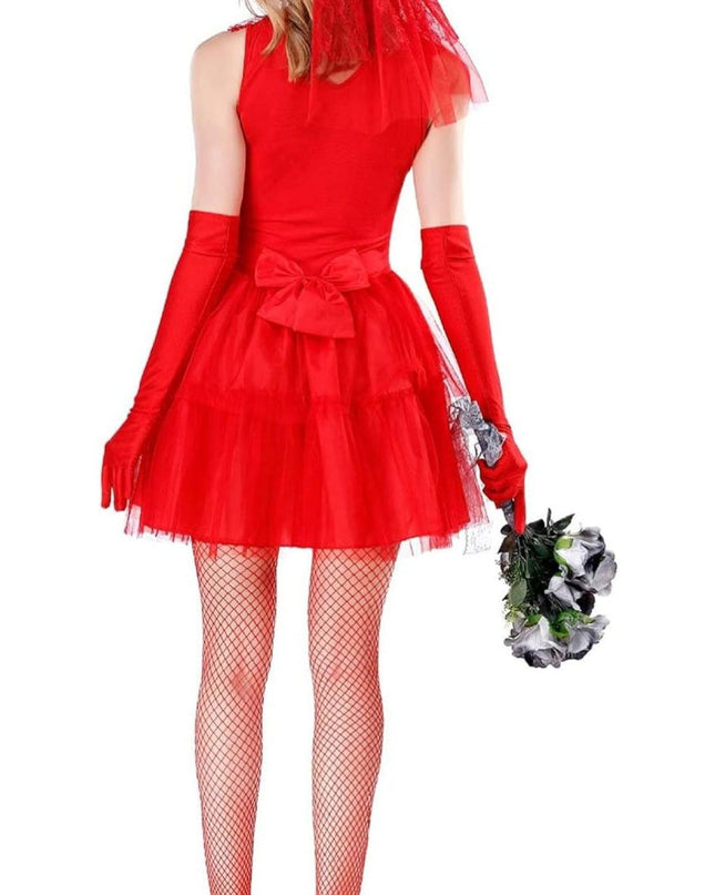 Halloween Horror Ghost Bride Cosplay Costume - Swaggy Fit