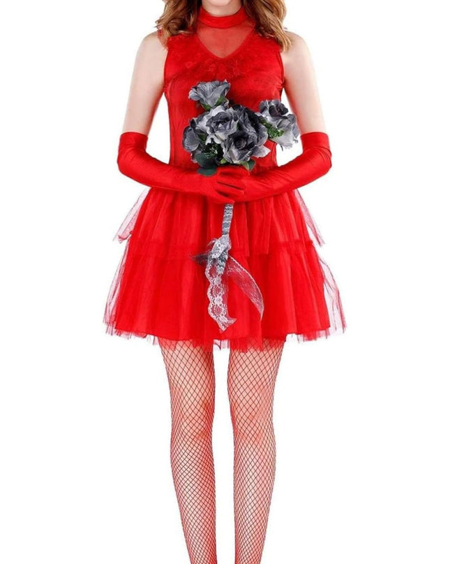 Halloween Horror Ghost Bride Cosplay Costume - Swaggy Fit