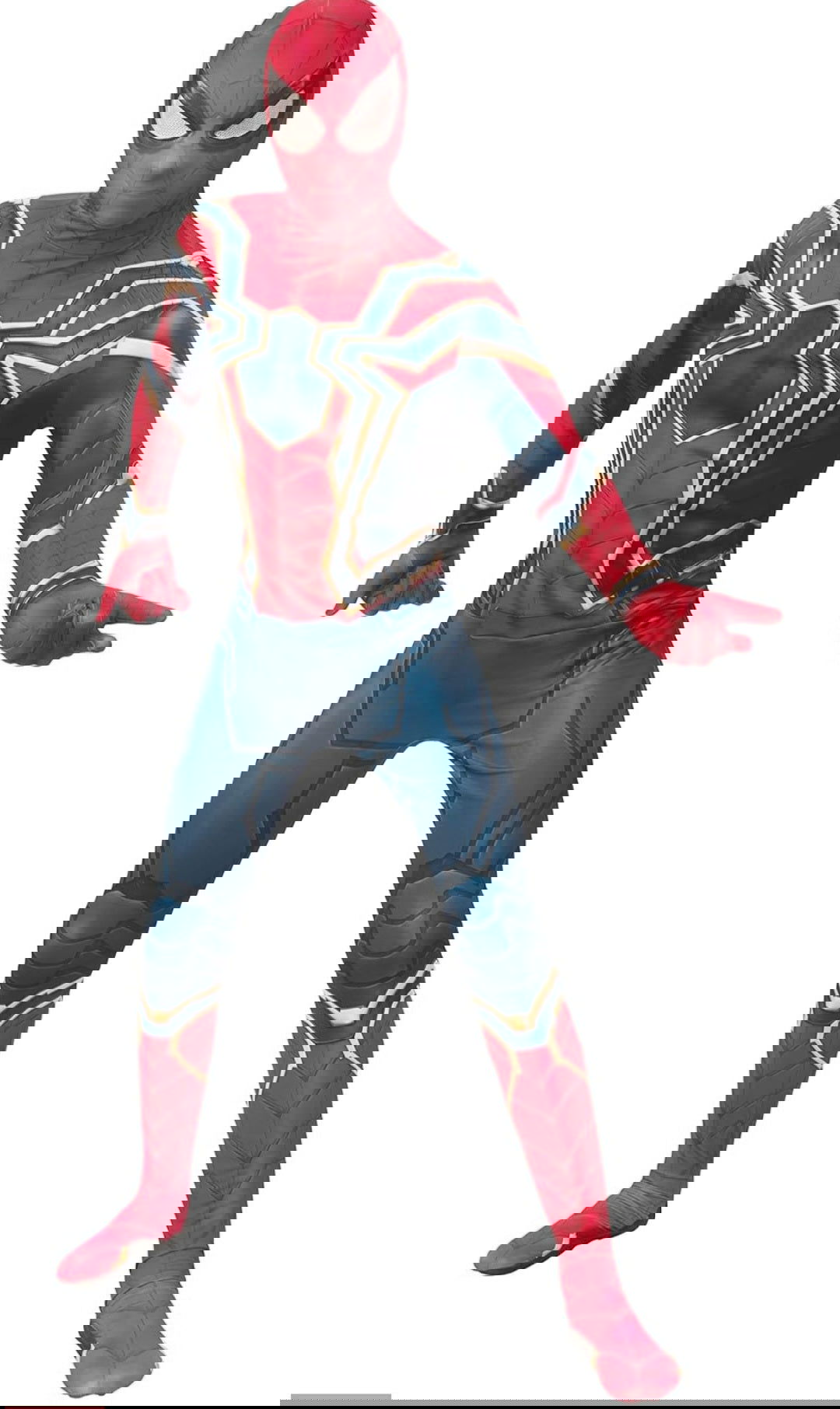 Halloween  Iron Spider Man Full Body Stretch Jumpsuit - Swaggy Fit - Swaggy Fit - Halloween  Iron Spider Man Full Body Stretch Jumpsuit - Swaggy Fit 