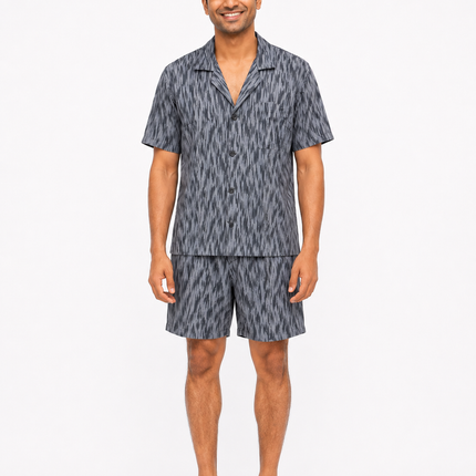 Men's Short-Sleeve and Short Lounge wear  Set 100% Cotton