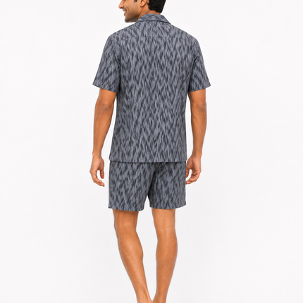 Men's Short-Sleeve and Short Lounge wear  Set 100% Cotton