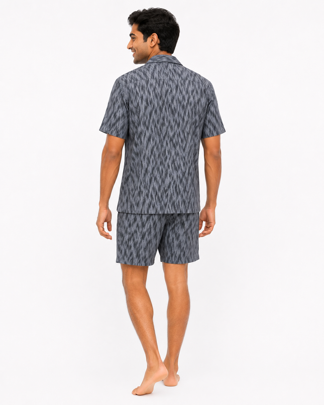 Men's Short-Sleeve and Short Lounge wear  Set 100% Cotton