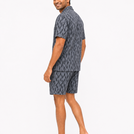 Men's Short-Sleeve and Short Lounge wear  Set 100% Cotton