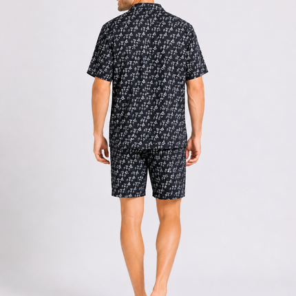 Men's Short Sleeve PJ Set 100% Cotton