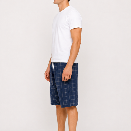 Men's Summer Short With Draw String 100% Cotton