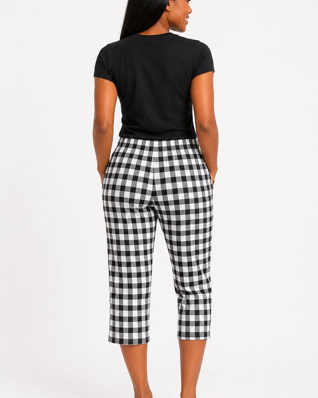 Women’s Summer Lounge wear And PJS Cotton Capri's Pant