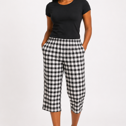 Women’s Summer Lounge wear And PJS Cotton Capri's Pant