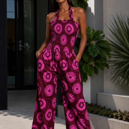 Africa Jump Suit With Elastic