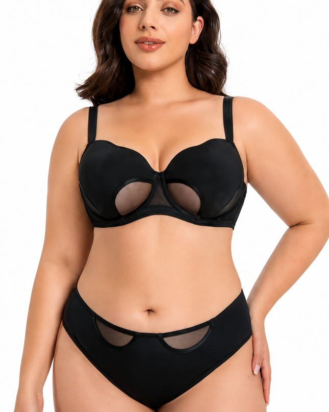 Soft Padded Bra With Under Wire Support