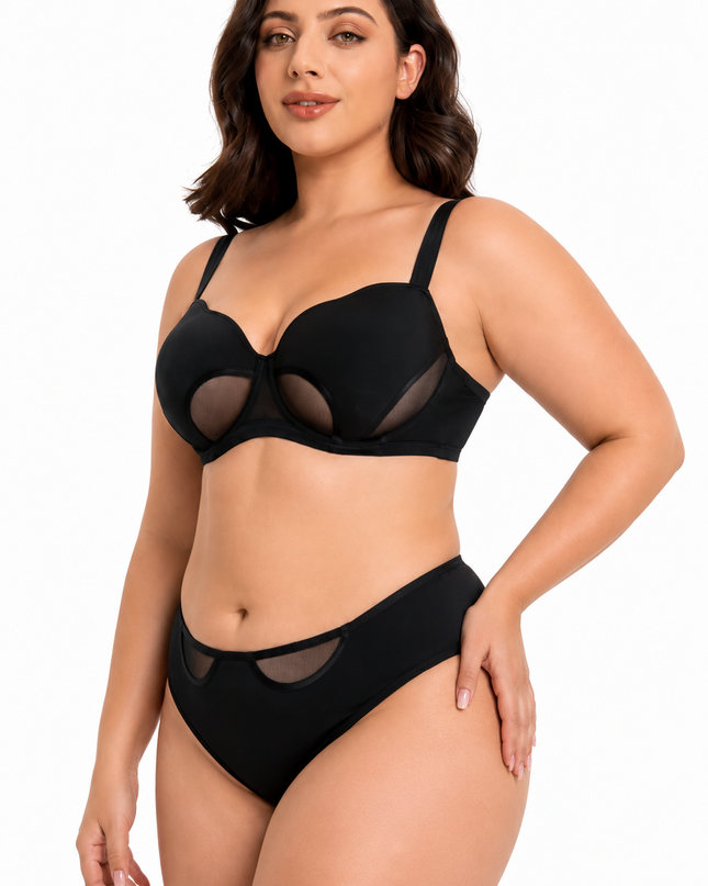 Soft Padded Bra With Under Wire Support