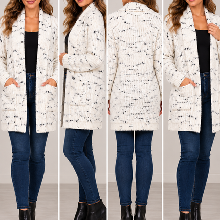 Liverpool Speckled Cozy Knit Cardigan