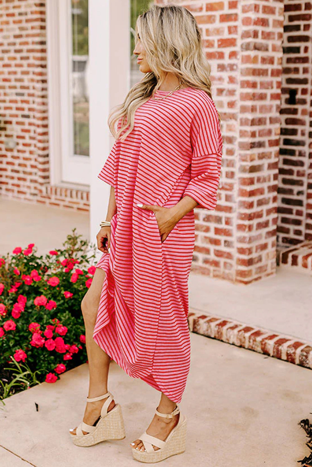 T-Shirt 3/4 Dress And Also Nightgown