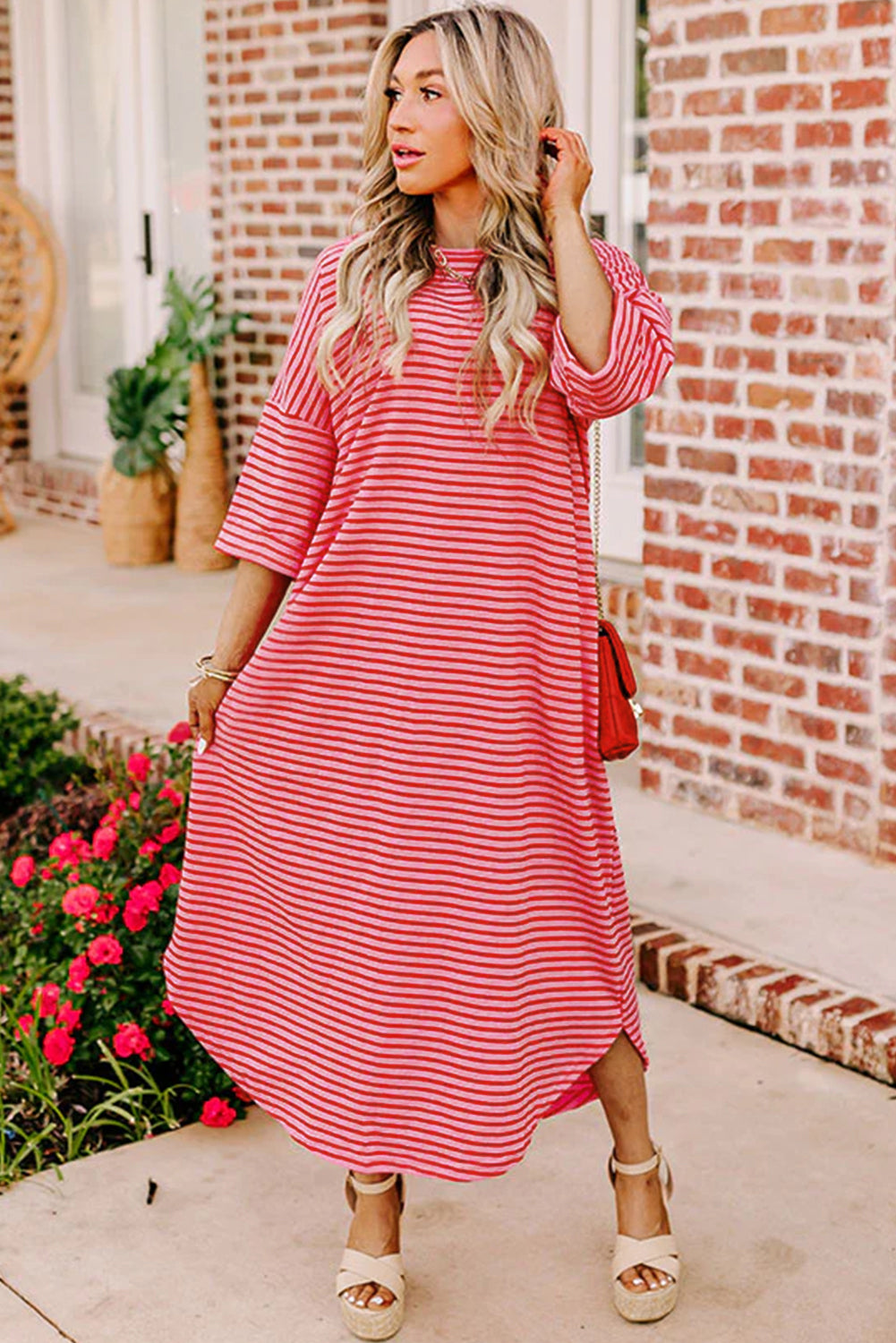 T-Shirt 3/4 Dress And Also Nightgown