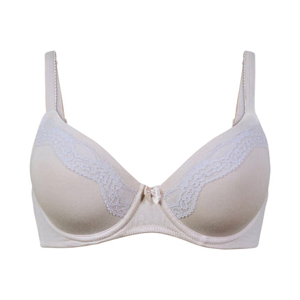 Light Padded Cotton Bra With Underwire - Swaggy Fit