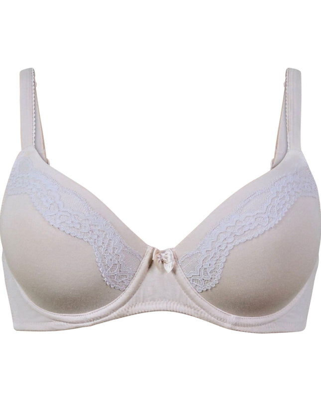 Light Padded Cotton Bra With Underwire - Swaggy Fit