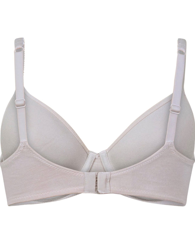 Light Padded Cotton Bra With Underwire - Swaggy Fit