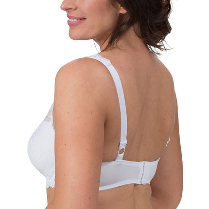 Padded Underwire Women Bra White - Swaggy Fit