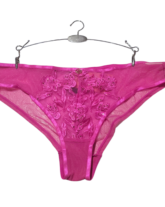 Hot Pink Underwear with Lace