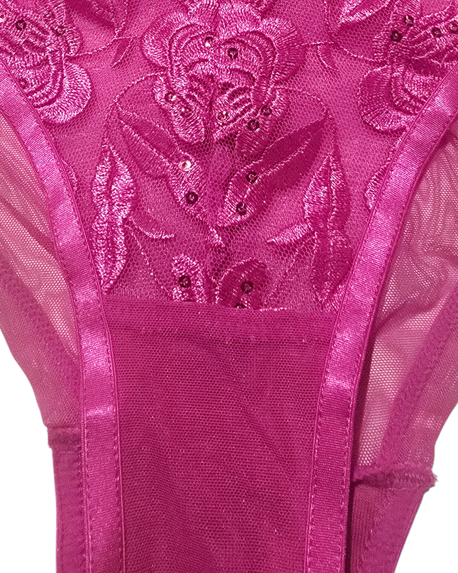Hot Pink Underwear with Lace