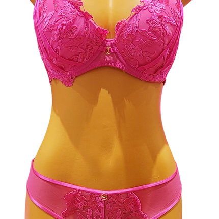 Hot Pink Push Up Bra