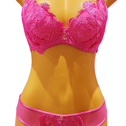 Hot Pink Push Up Bra