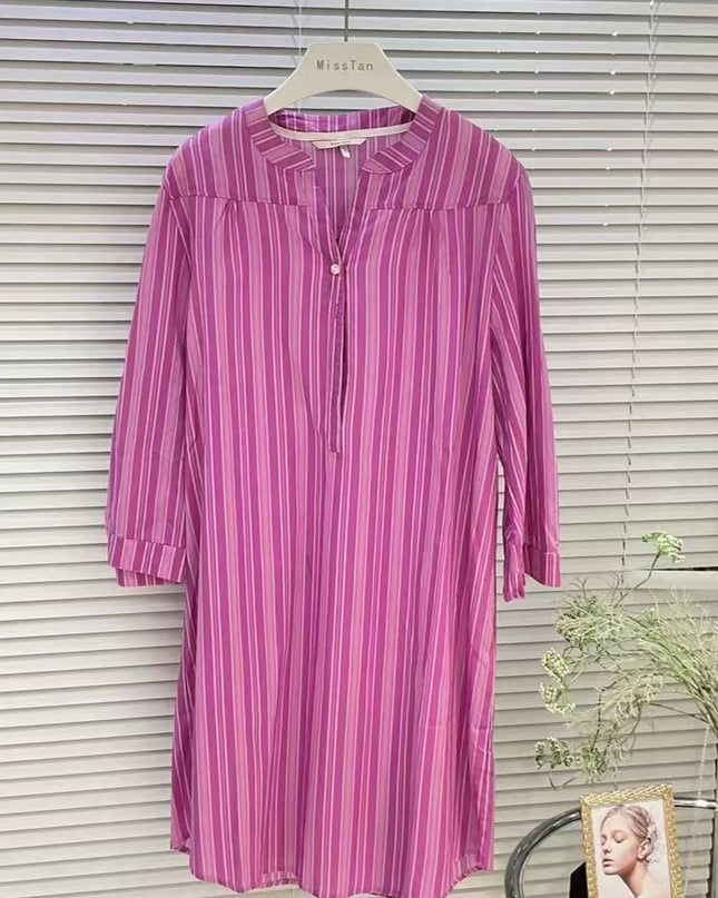 Pure Cotton Night Gown P.J - Swaggy Fit