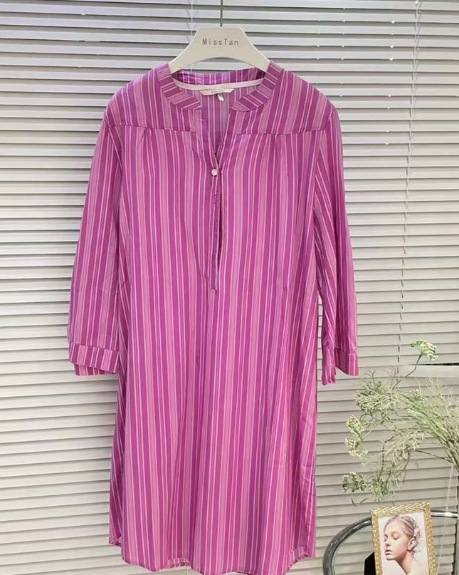 Pure Cotton Night Gown P.J - Swaggy Fit